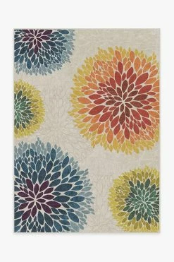 Wholesale 🌟 Ruggable Floral Medallion Multicolor Rug 🔥