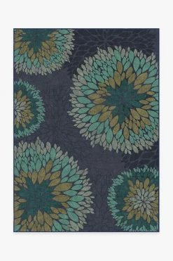 Brand new โ Ruggable Sale Floral Medallion Navy Rug โ