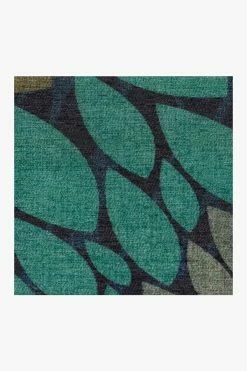 Brand new ⌛ Ruggable Sale Floral Medallion Navy Rug ⌛ -Outdoor Rugs Store floral medallion navy D RC 0423 57