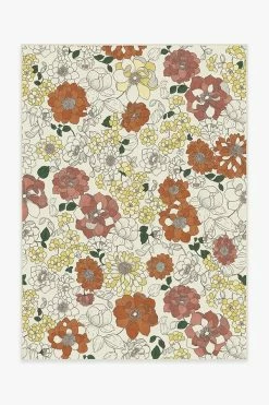 Hot Sale ⭐ Ruggable Floret Sunrise Rug ✨