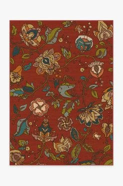 Wholesale 💯 Ruggable Frida Floral Red Rug 🎁