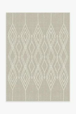 Budget ❤️ Ruggable Outdoor Gemma Lattice Natural Rug 🤩