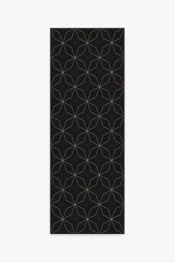 Wholesale 🧨 Ruggable Geometrix Black Rug ⭐ -Outdoor Rugs Store geometrix black A RC AB101 27