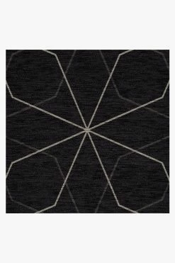 Wholesale 🧨 Ruggable Geometrix Black Rug ⭐ -Outdoor Rugs Store geometrix black D RC AB101 27 V2