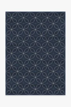 Wholesale 🥰 Ruggable Sale Geometrix Navy Rug 🤩
