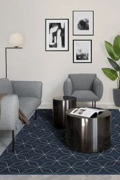 Wholesale 🥰 Ruggable Sale Geometrix Navy Rug 🤩 -Outdoor Rugs Store geometrix navy C RC AB102 57 V2