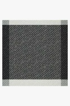 Flash Sale 😉 Ruggable Outdoor Gingham Plaid Black & White Rug ⌛ -Outdoor Rugs Store gingham plaid black white D RC OD007 27 45cfc230 c94c 4967 8064 5dc5dc3706e8
