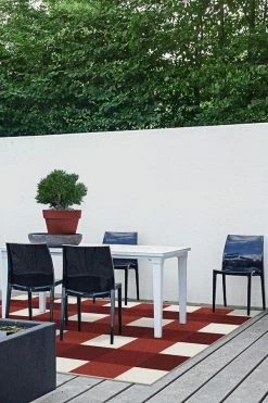 Coupon 👏 Ruggable Outdoor Gingham Plaid Red & White Rug 💯 -Outdoor Rugs Store gingham plaid red white C RC OD008 57