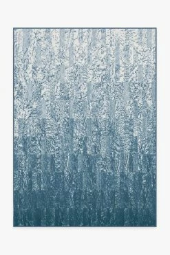 New 👏 Ruggable Granite Ombre Slate Blue Rug 👏