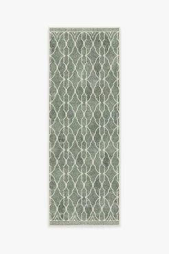 New 🎉 Ruggable Grogu™ Trellis Sage Green Rug 🌟 -Outdoor Rugs Store grogu trellis sage green B RC SW026 27