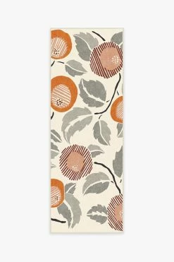 Outlet 🥰 Ruggable Hana Tiger Orange Rug ❤️ -Outdoor Rugs Store hana tiger orange A RC 0575 27 V2