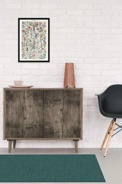 Best Pirce 👍 Ruggable Heathered Solid Teal Blue Rug 🛒 -Outdoor Rugs Store heathered solid teal blue C RC PU004 27