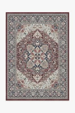 Deals 🤩 Ruggable Hendesi Heriz Bordeaux Rug 🔔