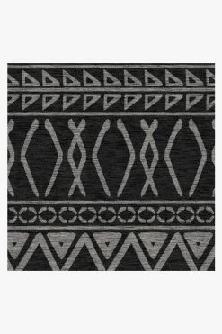 Promo 🎉 Ruggable Henna Black Rug 💯 -Outdoor Rugs Store henna black D RC 0002 57 V2