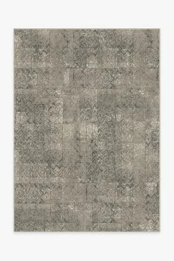 Brand new ๐ Ruggable Herringbone Batik Ash Grey Rug ๐