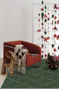 Flash Sale ⭐ Ruggable Holiday Lights Green Rug ⌛ -Outdoor Rugs Store holiday lights green C RC 0501 57 V2