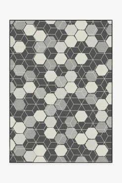 Best reviews of ✨ Ruggable Outdoor Honeycomb Black Rug 🔔
