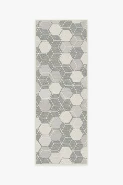 Budget 👏 Ruggable Outdoor Honeycomb Grey Rug 🥰 -Outdoor Rugs Store honeycomb grey b rc od032 27 v2