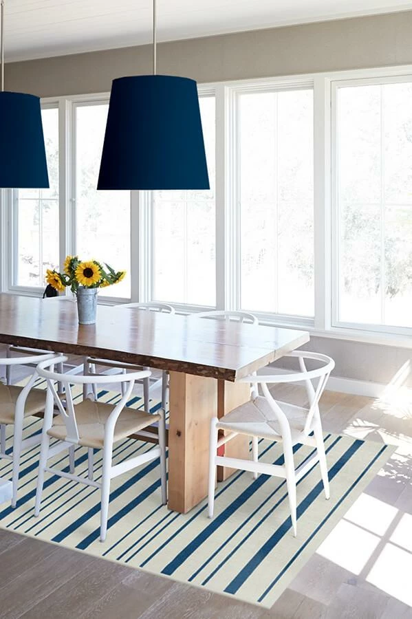Best Pirce ๐ Ruggable Hudson Stripe Indigo Rug โญ 4 Best Pirce ๐ Ruggable Hudson Stripe Indigo Rug โญ - Image 4