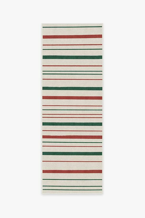 Hot Sale ๐ Ruggable Hudson Stripe Red & Green Rug ๐ 5 Hot Sale ๐ Ruggable Hudson Stripe Red & Green Rug ๐ - Image 5