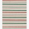 Hot Sale 😍 Ruggable Hudson Stripe Red & Green Rug 👍