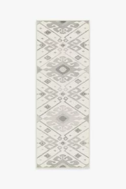 Budget 🛒 Ruggable Inik Ikat Grey Rug ✨ -Outdoor Rugs Store inik ikat grey A RC BY011 27 V2