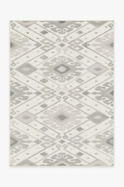 Budget ๐ Ruggable Inik Ikat Grey Rug โจ