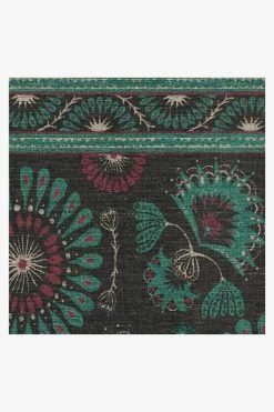 Deals 😀 Ruggable Iris Apfel Suzani Mosaic Lagoon Rug 🧨 -Outdoor Rugs Store iris apfel suzani mosaic lagoon D RC IA021 27