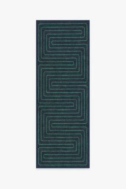 Best deal ✨ Ruggable Jonathan Adler Labyrinth Navy & Teal Rug 🛒 12 Best deal ✨ Ruggable Jonathan Adler Labyrinth Navy & Teal Rug 🛒 -Outdoor Rugs Store jonathan adler labyrinth navy teal A RC JA023 27
