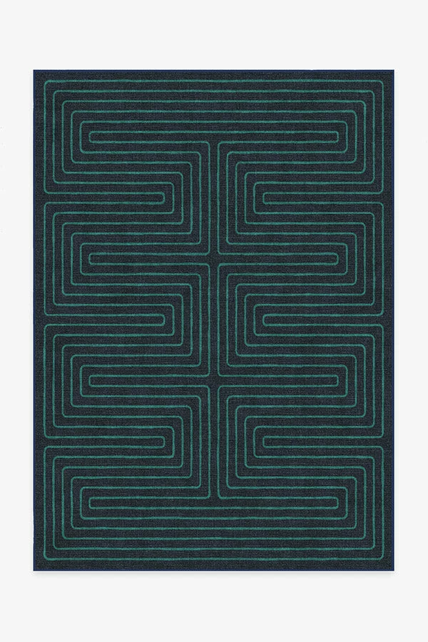 Best deal ✨ Ruggable Jonathan Adler Labyrinth Navy & Teal Rug 🛒 2 Best deal ✨ Ruggable Jonathan Adler Labyrinth Navy & Teal Rug 🛒 - Image 2
