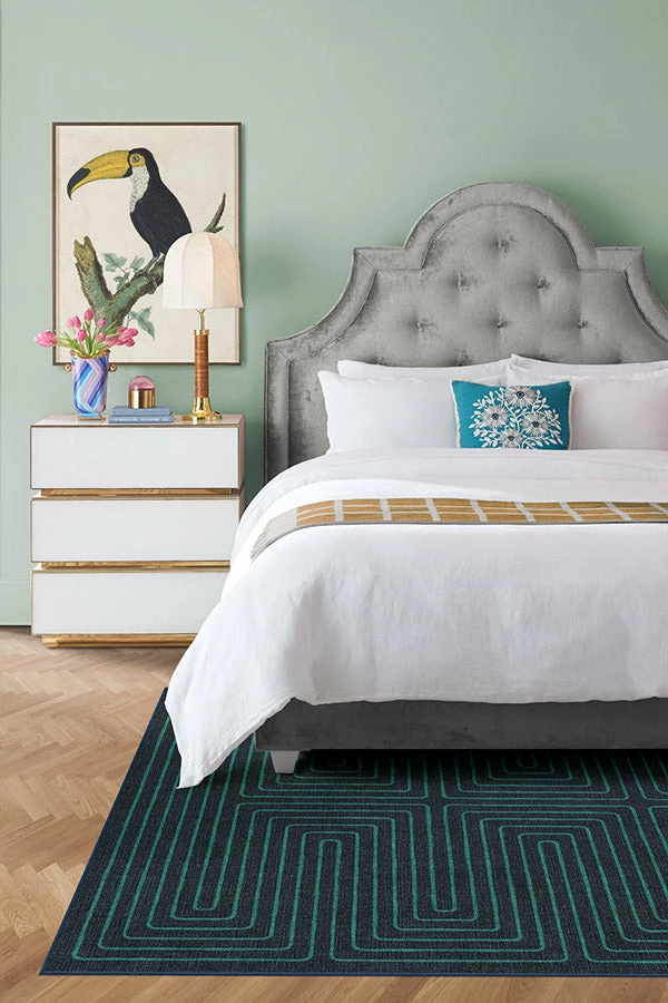 Best deal ✨ Ruggable Jonathan Adler Labyrinth Navy & Teal Rug 🛒 4 Best deal ✨ Ruggable Jonathan Adler Labyrinth Navy & Teal Rug 🛒 - Image 4