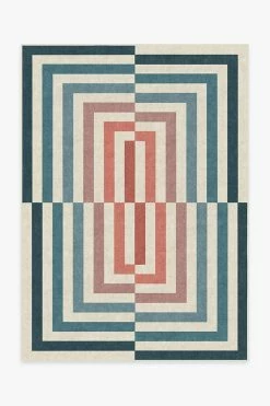 Best deal 😍 Ruggable Jonathan Adler Op Art Teal Rug 🎁