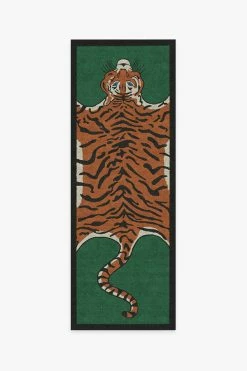 Outlet 😉 Ruggable Jonathan Adler Tiger Emerald Rug 🧨 -Outdoor Rugs Store jonathan adler tiger emerald B RC JA032 27