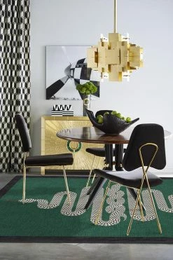 Outlet ❤️ Ruggable Jonathan Adler Venom Emerald Rug 😉 -Outdoor Rugs Store jonathan adler venom emerald C RC JA015 57