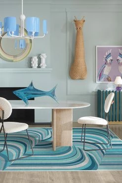 New ๐ Ruggable Jonathan Adler Waterfall Ocean Blue Rug ๐ 11 New ๐ Ruggable Jonathan Adler Waterfall Ocean Blue Rug ๐ -Outdoor Rugs Store jonathan adler waterfall ocean blue C RC JA039 57