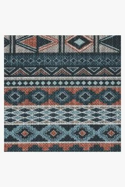 New 🤩 Ruggable Outdoor Juneau Teal Rose Rug 😀 -Outdoor Rugs Store juneau teal rose D RC OT021 27