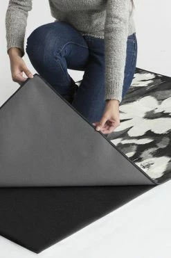 Flash Sale ⌛ Ruggable Kalina Black Rug 🌟 -Outdoor Rugs Store kalina black B RC 0661 27