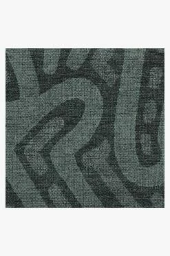 Brand new 🔔 Ruggable Keith Haring Funny Gallery Spruce Green 😍 -Outdoor Rugs Store keith haring fun gallery spruce green D RC KH015 27