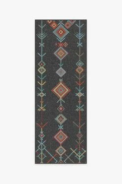 Cheapest ✔️ Ruggable Sale Kenza Charcoal Rug 😍 -Outdoor Rugs Store kenza charcoal A RC 0356 27 V2