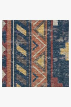 Best deal 🧨 Ruggable Kilim Batik Navy Rug 👍 -Outdoor Rugs Store kilim batik navy D RC 0195 57 V2