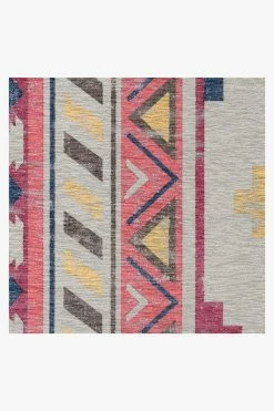 Deals 🌟 Ruggable Kilim Batik Pink Rug ⭐ -Outdoor Rugs Store kilim batik pink D RC 0177 57 V2