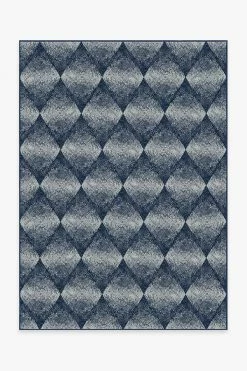 Flash Sale 😀 Ruggable Outdoor Kumo Diamond Navy Rug 🎉