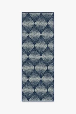 Flash Sale 😀 Ruggable Outdoor Kumo Diamond Navy Rug 🎉 -Outdoor Rugs Store kumo diamond navy B RC OD039 27