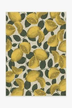 Deals ⌛ Ruggable Sale Lemonade Yellow Rug ✨