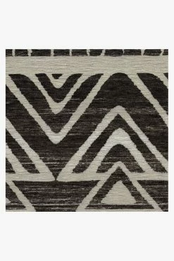 Budget ⭐ Ruggable Linear Diamond Black Rug ⭐ -Outdoor Rugs Store linear diamond black D RC 0208 57 V2