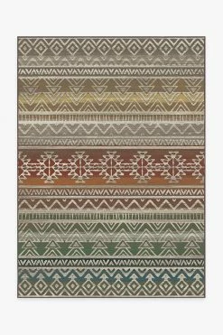 Cheapest 💯 Ruggable Linear Diamond Multicolor Rug 👏