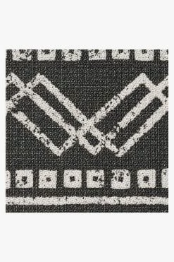 Buy 🧨 Ruggable Outdoor Loma Black Rug 👍 -Outdoor Rugs Store loma black D RC OT017 57