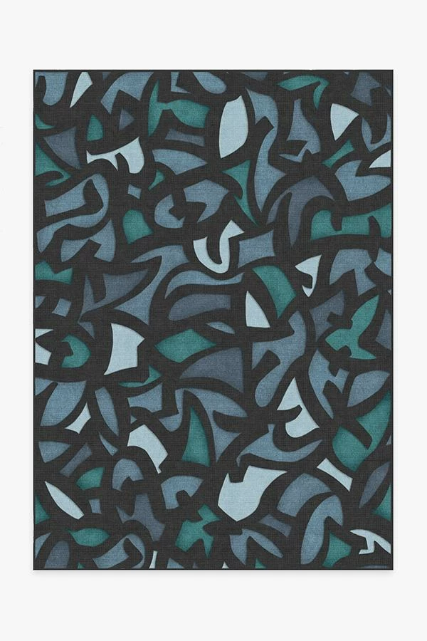 Buy ⭐ Ruggable Lumen Blue Rug ⌛ 1 Buy ⭐ Ruggable Lumen Blue Rug ⌛