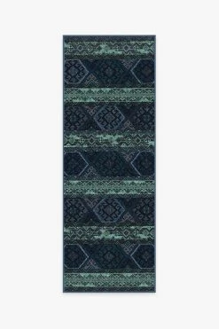 Wholesale 👏 Ruggable Lunara Geo Sapphire Rug 🛒 -Outdoor Rugs Store lunara geo sapphire A RC 0368 27 V2