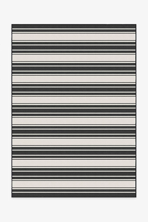 Best deal ๐ Ruggable Outdoor Marina Stripe Black Rug ๐ 1 Best deal ๐ Ruggable Outdoor Marina Stripe Black Rug ๐